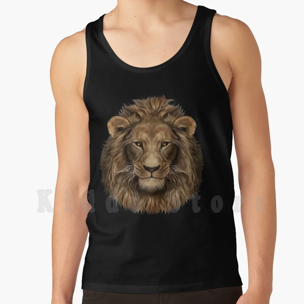 Bellissimo Leone Con Canottiere Epiche Criniera Gilet 100% Cotone Animale Domestico Leone Leone Leone Leone Leone Orgoglio Leone Africano