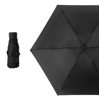 

USA Stock Mini Pocket Umbrella 180g Fashion Folding Small Umbrella Anti-UV Waterproof Girls Travel Sun Shades Umbrellas