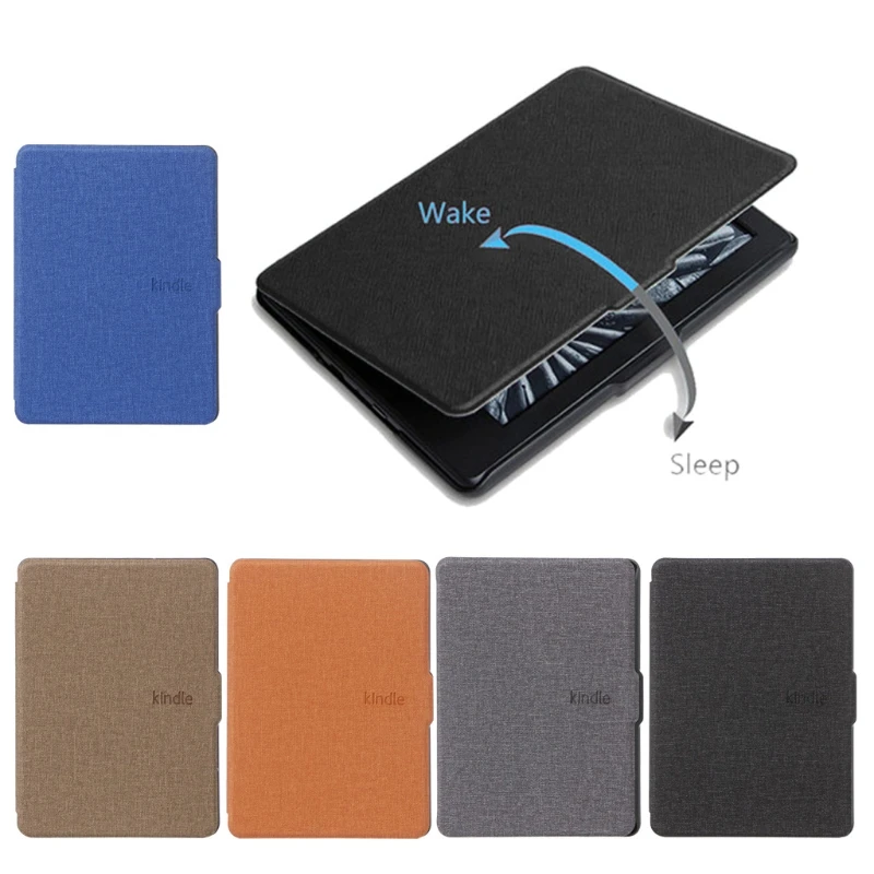 Tablet Case Faux Leather Flip Stand Tablet Protective Case Cover for Kindle SY69JL 8th Generation