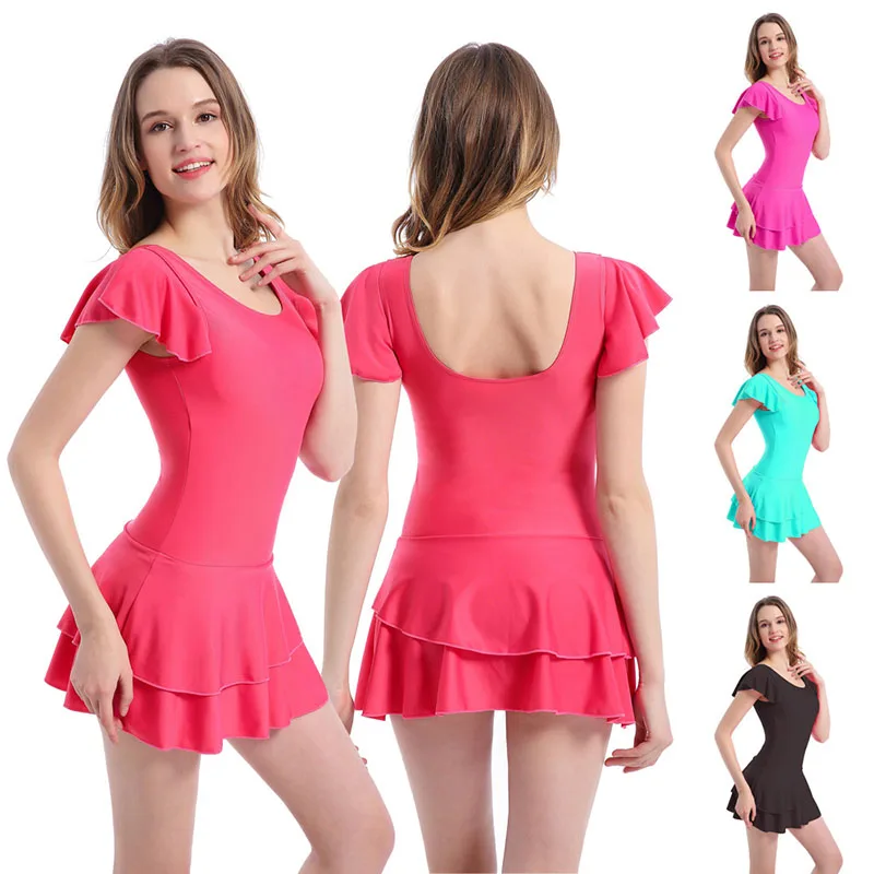 

One-piece Swimsuit Women Sexy Swimwear 2021 New Girl Beach Bathing Suits Conservative backless swimsuit