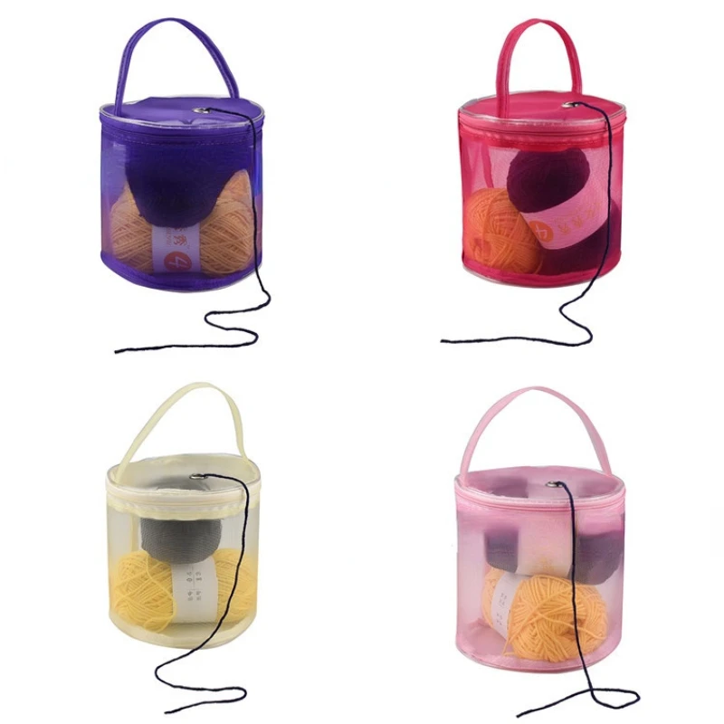 Sewing Accessories Sewing Storage Box Sewing Kit Sewing Thread Box Knitting Tool Organizer Yarn Storage Bag Yarn Storage Organizer Sewing Bobbin Case Embroidery Floss Organizer 1Pc Sewing Accessories Yarn Storage Organizer Yarn Wool Storage Mesh Bag Organizer Portable Crochet Knitting Pouch Baskets
