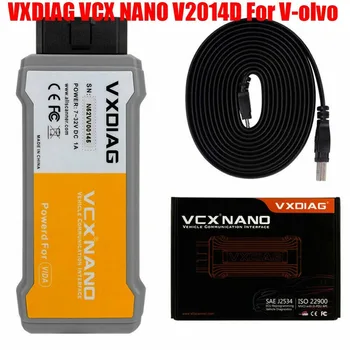 

VXDIAG VCX NANO V2014D Car Diagnostic Tool Better than Vida Dice Multi-language