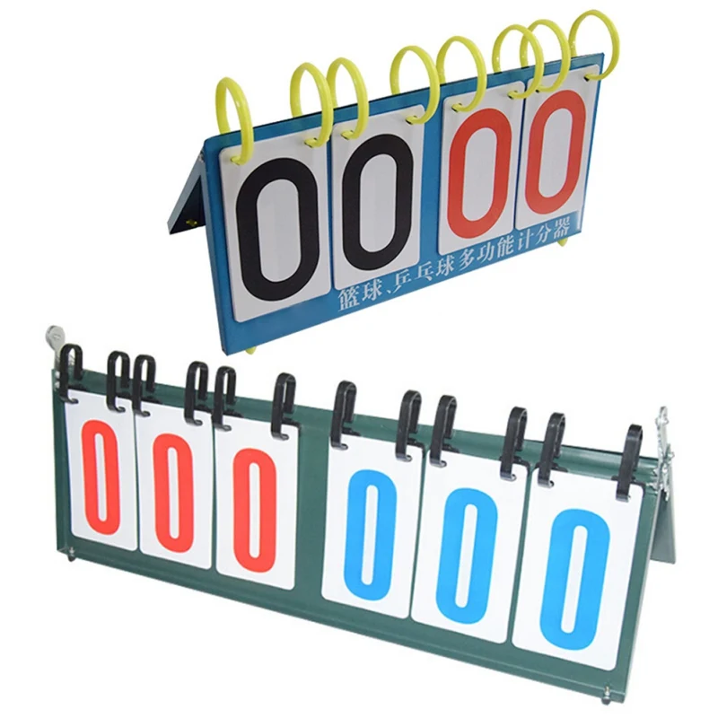 

Balight Volleyball Soccer Scoreboard 4/6 Digit Sports Soccer Referee Basketball Coach Score Board