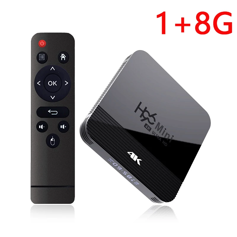 1G 8G CRENOVA H96 Mini H8 Smart Android tv Box Android 9,0 RK3228A Penta-Core 2 Гб 16 Гб USB 3,0 4K 3D HDR 2,4G/5G Wifi телеприставка - Цвет: 1G 8G