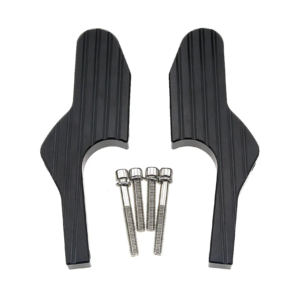 Раздвижные подножки для ног Vespa GT GTS GTV 60 125 150 200 250 300 300ie - Цвет: Black