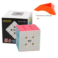 Qiyi mofangge 3x3x3 Cube сверкающих Stickerless 3 по 3 куб Cubo Magico подарок пазл Спиннеры Развивающие игрушки для детей