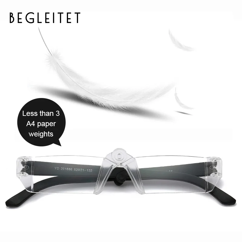BEGLEITET 2019 Gafas de lectura New Women Men Business Eyewear Fashion Frameless Folding Reading Glasses gözlükочки для чтения |