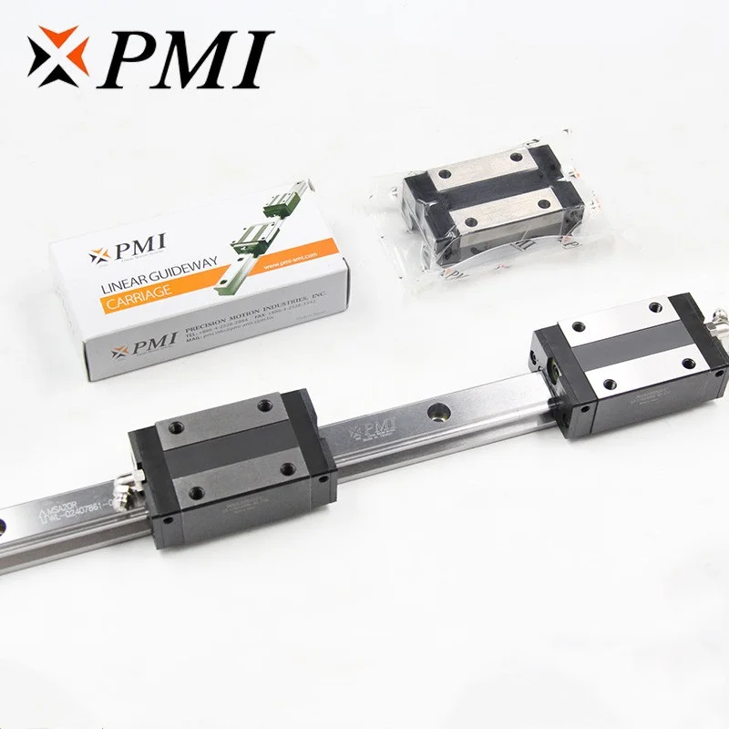 2шт Тайвань PMI MSA25-L 1300 мм линейная направляющая+ 4 шт. MSA25S блоки каретки для ЧПУ