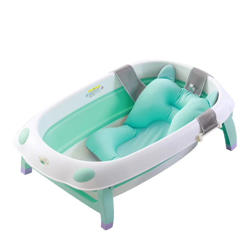 

Infant Net Baby Bath Newborn Son Tub Bath Stand String Bag Suspension Pad Universal-Sit Lie Anti-slip