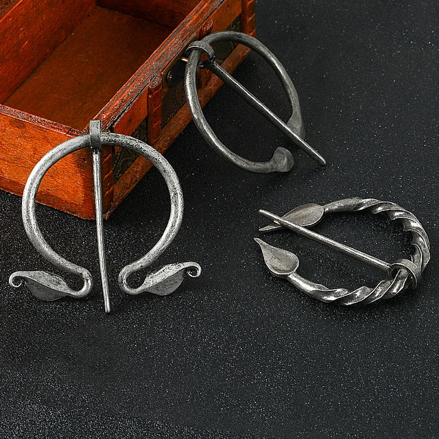 QIHE JEWELRY Viking Brooch Collection Twists Knotted Fibula Cloak Pin  Penannular Cloak Pin Shawl Pin for Men Women - AliExpress