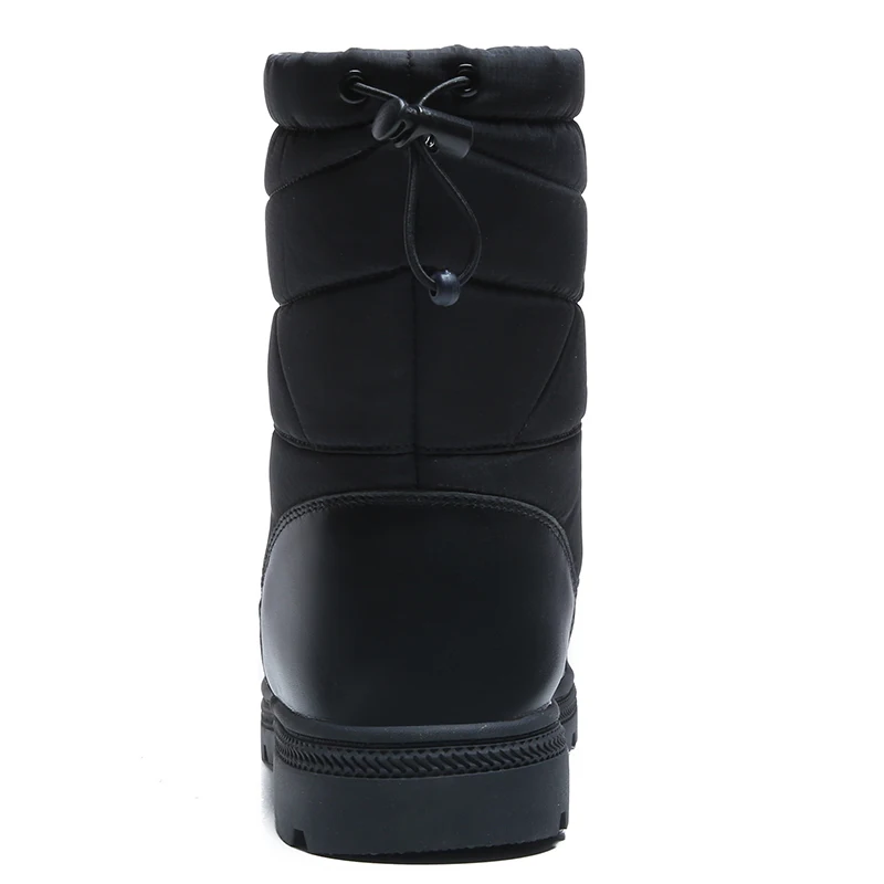 Ifrich Hot Snow Boots For Men Inside Fur Hunting Boots Man Brand Winter Warm Men Boots Black Blue Mens Large Size Boot