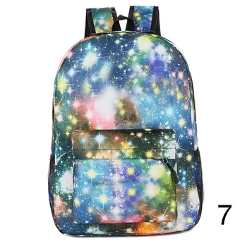 

Teenagers Backpack Student School Bags Traveling Shoulder Bag Laptop Luminous Star Bags MYDING