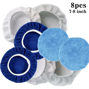 

5-6/7-8 Inch Buffing Pads Polishing Superfine fiber Polishing Buffing Durable