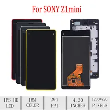 Original For SONY Xperia Z1 Compact LCD Display Touch Screen Digitizer Assembly For Sony Z1 Mini Display with Frame D5503 M51W цена Original For SONY Xperia Z1 Compact LCD Display Touch Screen Digitizer Assembly For Sony Z1 Mini Display with Frame D5503 M51W цены онлайн