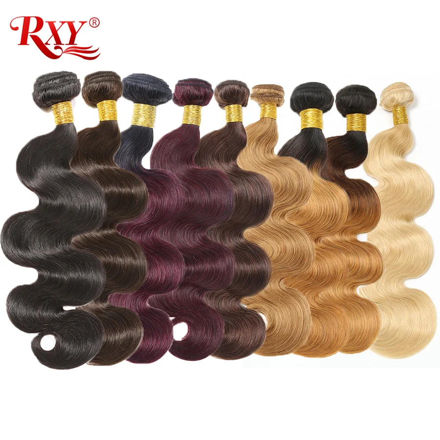 Body-Wave-Bundles-RXY-Brazilian-Hair-Sale-Non-Remy-Human-Hair-Weave-Bundles-1B-2-4