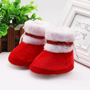 

Winter Baby Girl Shoes Casual Toddler Shoes Plus Velvet Warm Baby shoes First Walkers