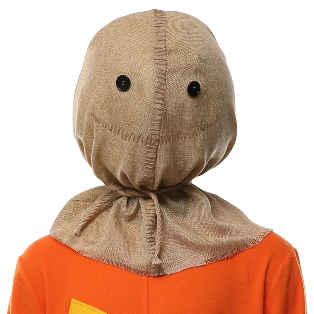 Костюм Trick 'R Treat Sam с сумкой, Униформа, комбинезон для взрослых, карнавальные костюмы на Хэллоуин