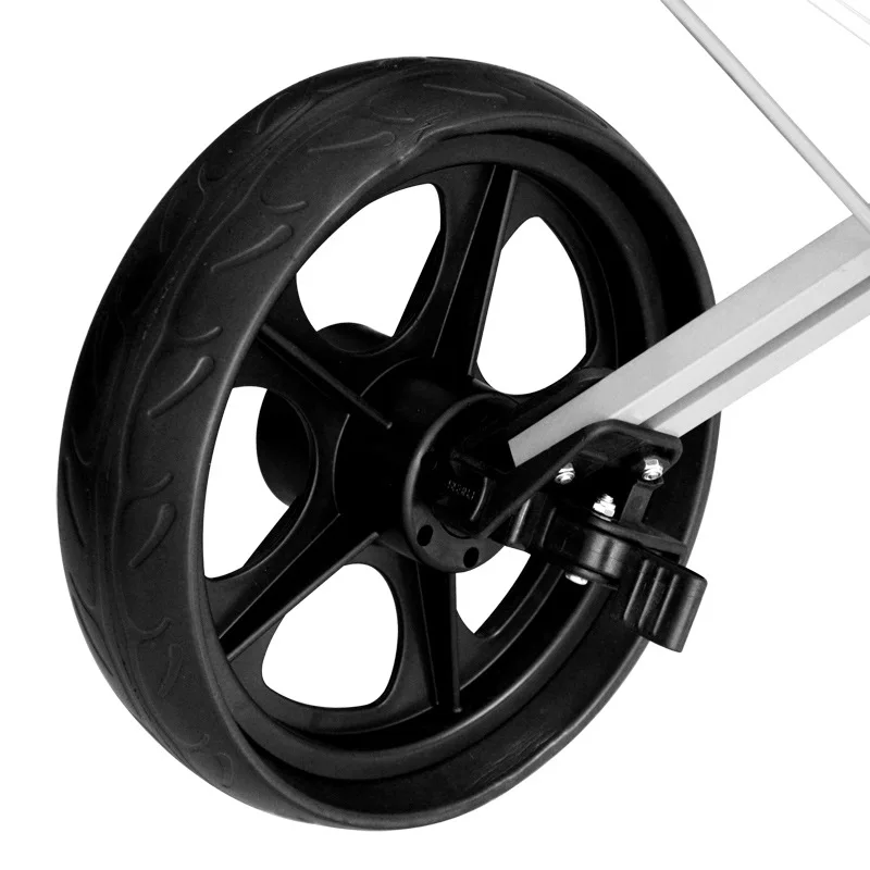 Golf Cart Three-Wheeled Pull Cart Collapsible with Brake Device