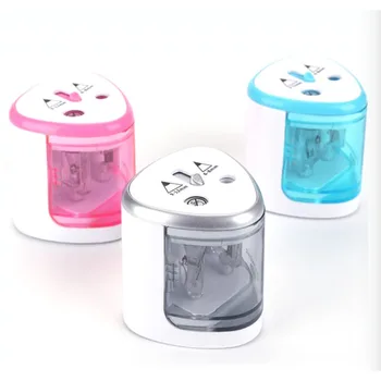 

2020 New Automatic pencil sharpener Two-hole Electric Touch Switch Pencil Sharpener stationery Home Office School Supplies