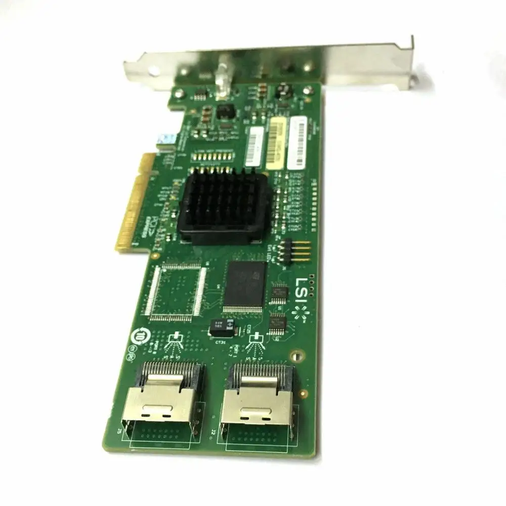 Raid-карта для LSI SAS 3081E-R LSISAS1068E B3 8 портов HBA jino MiniSAS SFF8087 3 ГБ PCI-E X8 Карта контроллера |