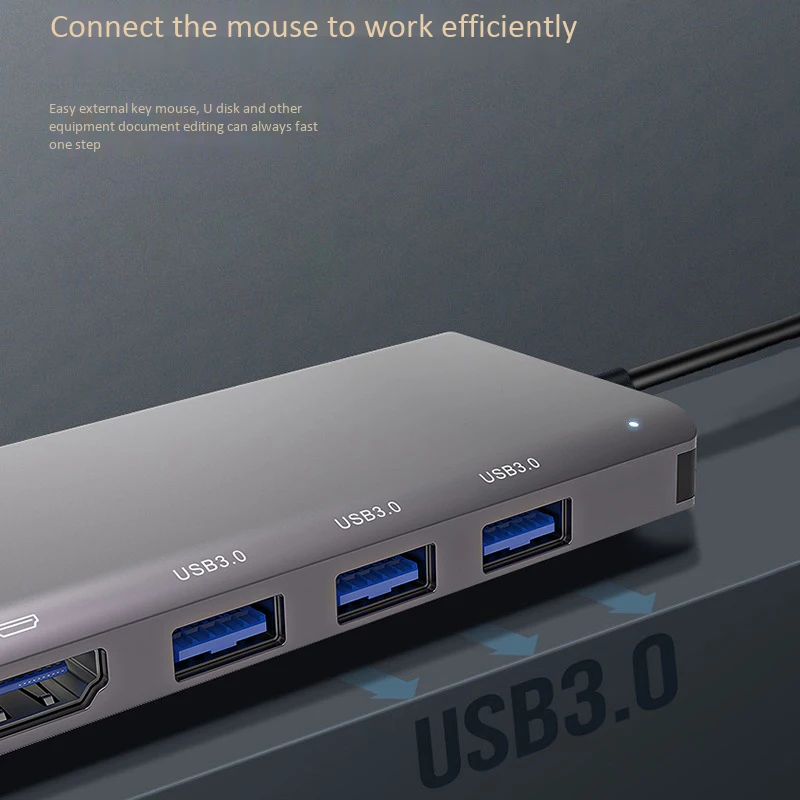 USB C HUB Type to Multi 3 0 HDMI адаптер док станция для Pro Huawei Mate 30 1 Splitter Port|Сетевые
