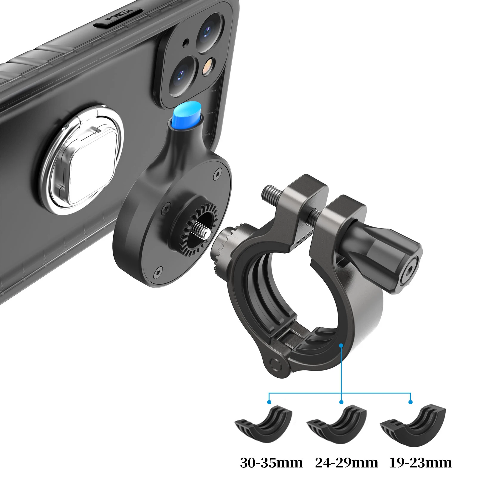 Durable Aluminum Waterproof Phone Holder for Motorcycles and Bicycles
