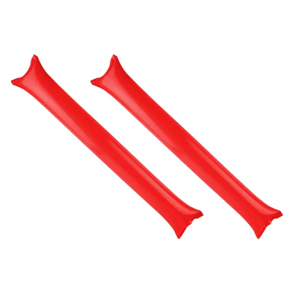2PCS Red 100 шт палочки для восхищения вокальных концертных шумов, Надувные палочки для восхищения, командные палочки для восхищения, бруски, вечерние принадлежности - Цвет: 2PCS Red