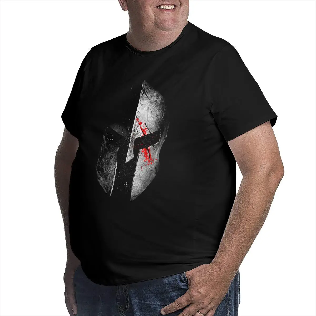 T-shirt graphique spartiate porté