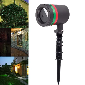

Universal Black Outdoor Waterproof Garden Tree Moving Laser Projector Suitable for LED Stage Light / Christmas Lights