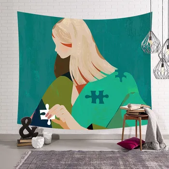 

Abstract Love Tapestry Wall Hanging Hippie Bohemian Boho Home Dorm Decor Decoration Wall Cloth Tapestries Chic Hanging Tapestry