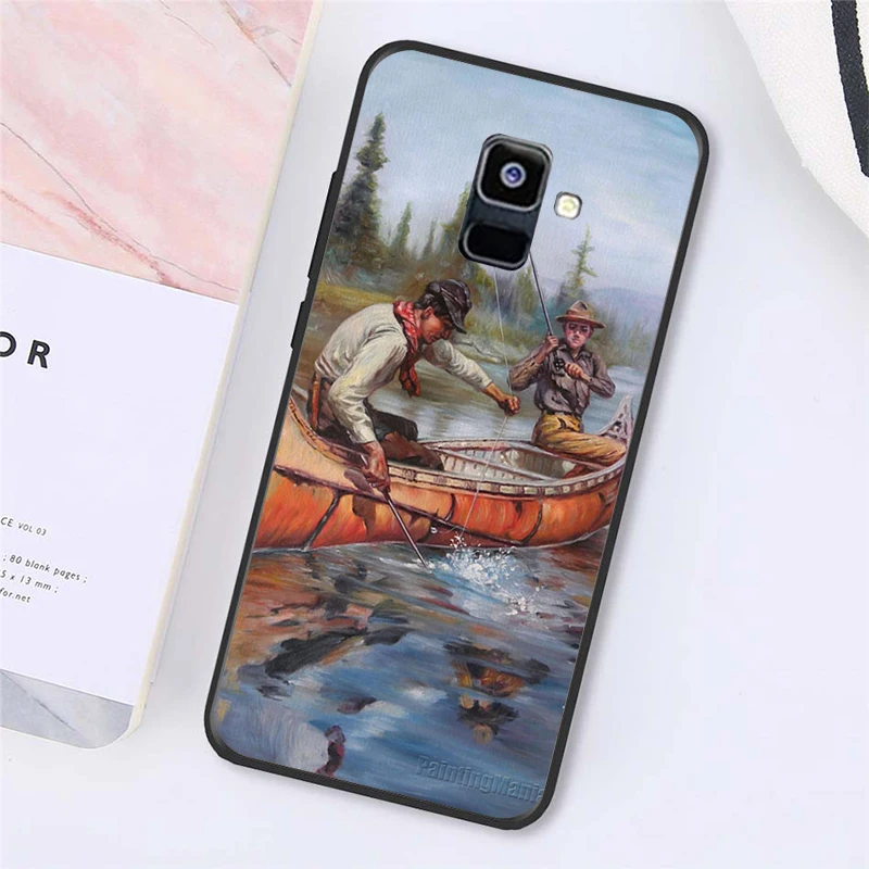 Babaite охота и рыбалка искусство рыбы чехол для телефона для samsung Galaxy A7 A50 A70 A40 A20 A30 A8 A6 A8 плюс A9