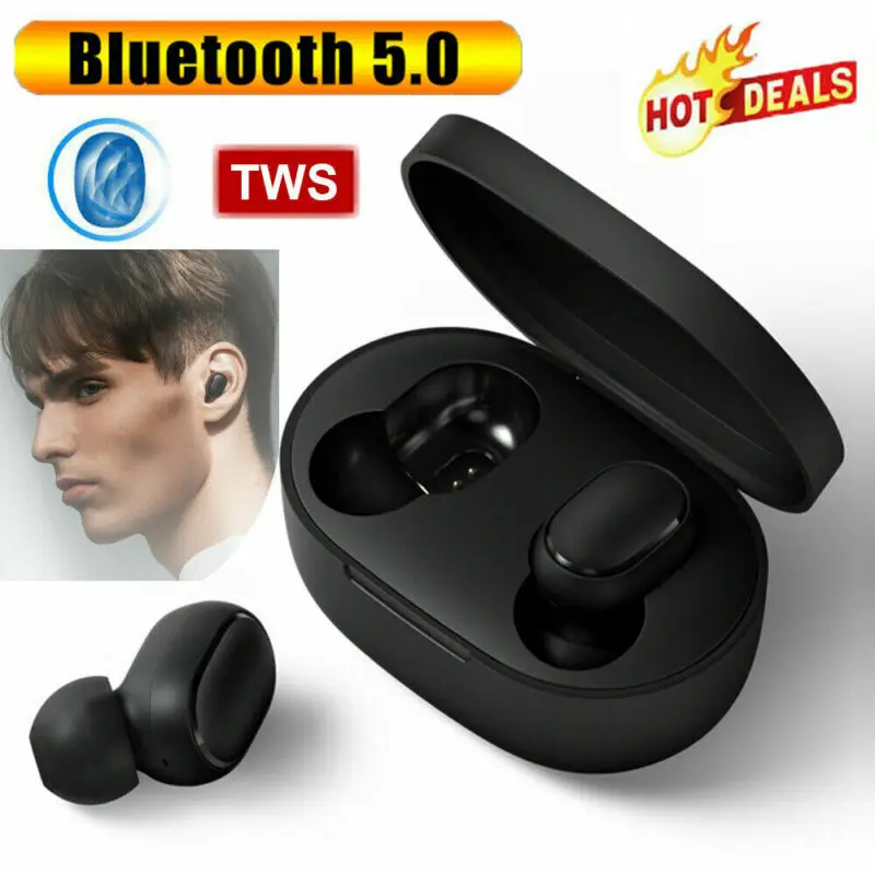 

Wireless TWS Bluetooth Earphones Noise Cancellation With Charging box AI Control Headsets compatible For xiaomi Samsung Iphone