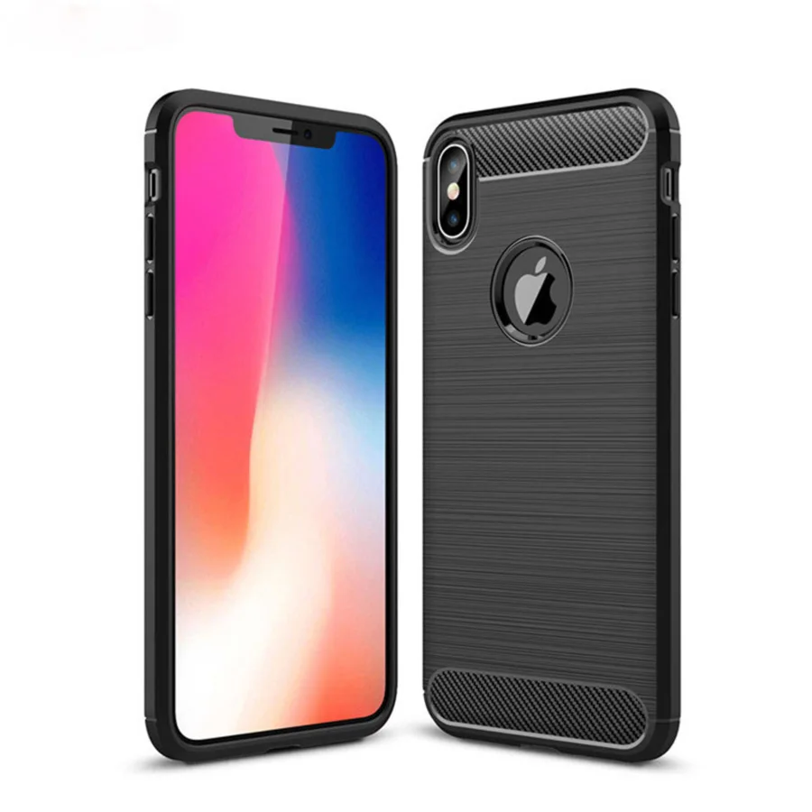 

coquer iphone11pro Max 11 case iphones xr x xs 6 7 8plus carbon fiber wire drawing anti slip cover accessories