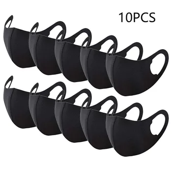 

10 PCS Unisex Dustproof Face Mask Mouth Mask Mascarillas Reusable Mask Washable Women Men Anti-Dust Face Mouth Mask Cover