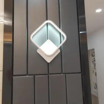 

Wall Light LED Wrought Iron Light-Up Corridor Aisle Lights Home Outdoor Sconce Lighting Bedside Lamp Wall Lamp Acrylic Creative