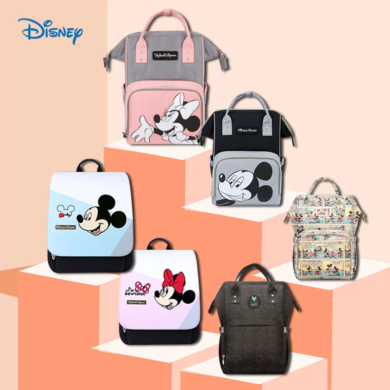 Bolsa de pañales Disney, mochila momia, bolsa de bebé con calefacción de  biberones USB para mamá, bolsa de pañales de maternidad, bolsa mojada,  mickey mouse, envío con gancho|Bolsas para pañales| - AliExpress