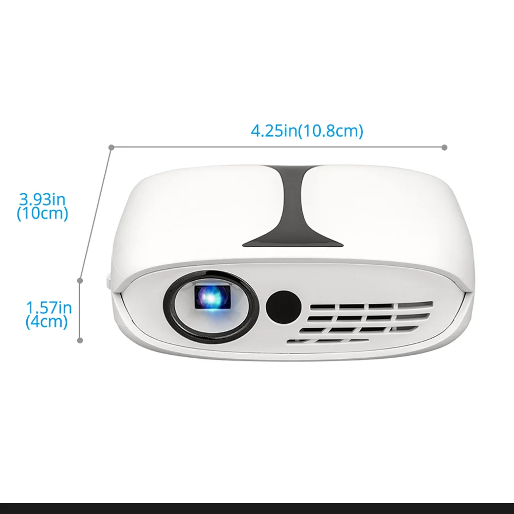 OLOEY RD606 мини карманный проектор dlp проектор surpport 1080P wifi синхронизация дисплей для Iphone Ipad Телефон светодиодный портативный HD мультимедийный проектор