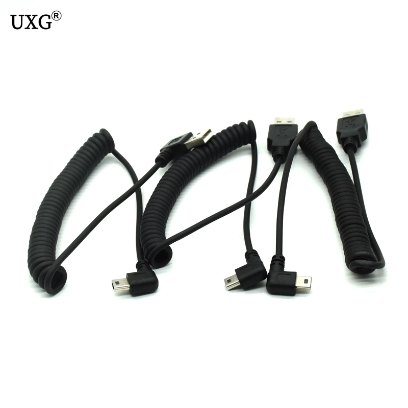 40CM to 120cm 4ft USB 2.0 Male to MINI USB 2.0 Male 90 Degree Angle Retractable Data Charging Cable for MP3 MP4 Car Camera Color: Right Angle, Cable Length: 40CM to 120CM Lysee Data Cables 40CM to 120cm 4ft USB 2.0 Male to MINI USB 2.0 Male 90 Degree Angle Retractable Data Charging Cable for MP3 MP4 Car Camera Color: Right Angle, Cable Length: 40CM to 120CM Lysee Data Cables
