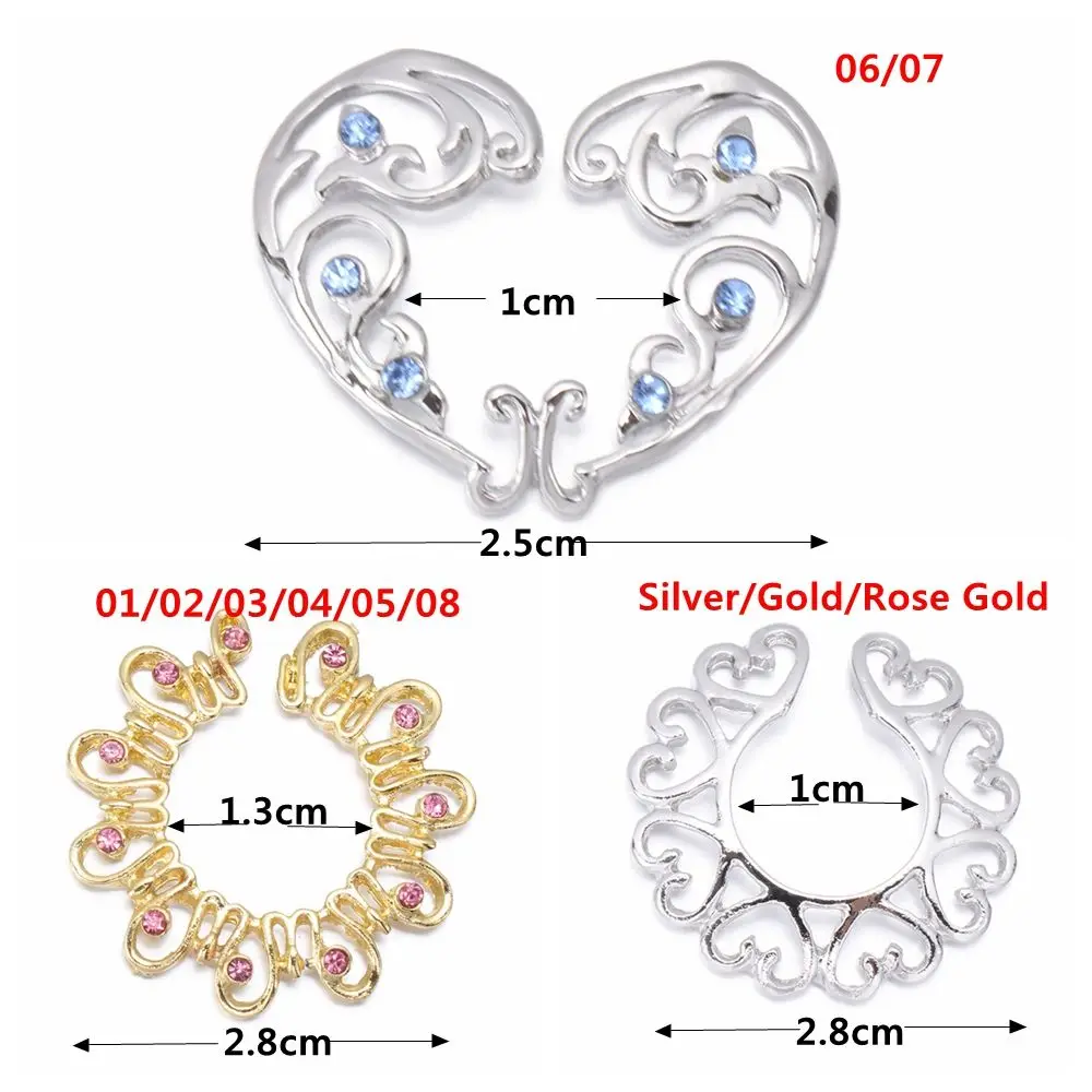 Fashion Round Faux Nipple 316L Surgical Steel Non Piercing Fake Nipple Ring Body Jewelry Fake Piercing Women Sexy Clamp piercing jewelry body jewelry body piercing jewelry