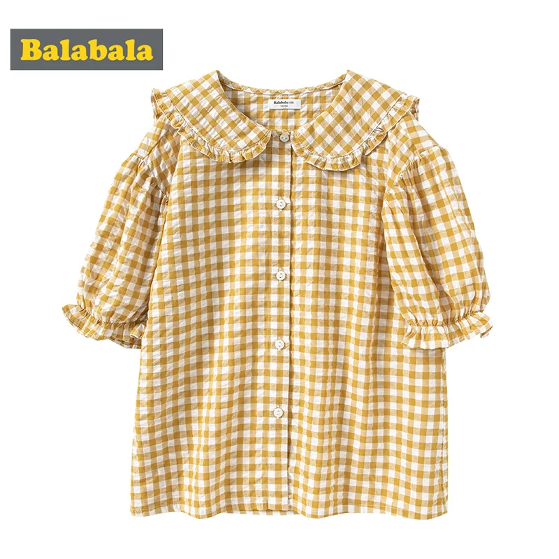 baby girl checkered shirt