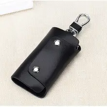Портативный искусственной кожи 2 защелки Брелок чехол кошелек органайзер для ключей для мужчин и женщин ключ кошельки