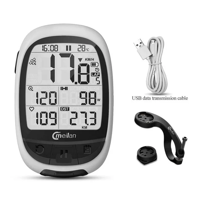 M2 Meilan M2 M3 gps навигационный велосипедный компьютер водонепроницаемый беспроводной Велосипедный компьютер Bluetooth 4,0 велосипедный навигатор и одометр - Цвет: M2