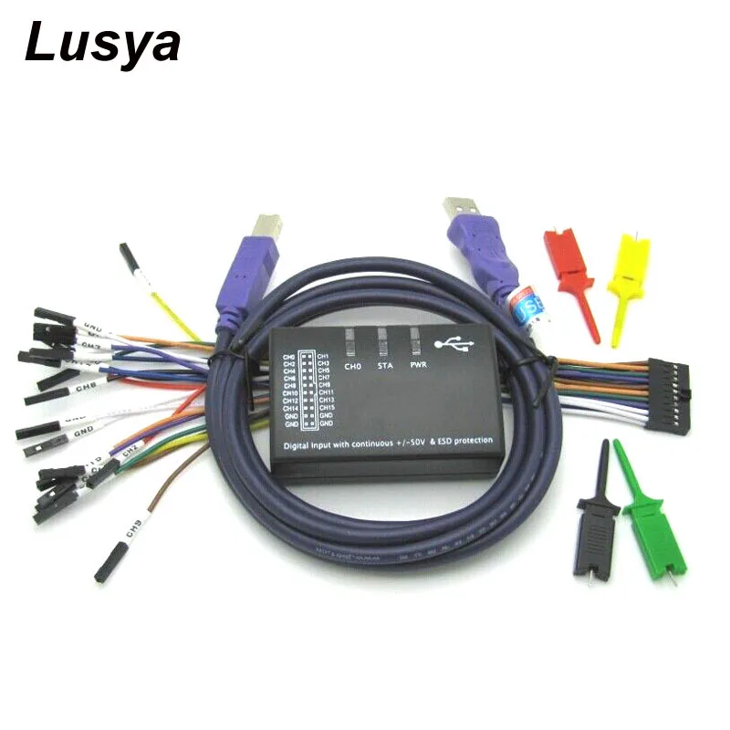 Saleae USB Logic 100MHz 16Ch Logic Analyzer for ARM FPGA E4 004