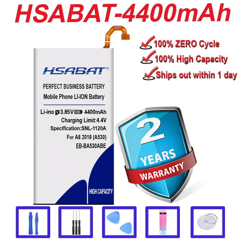 Брендовый 100% Новый аккумулятор для Samsung Galaxy A8 2018 A530 3900 мА/ч EB-BA530ABE A530F DS в наличии |