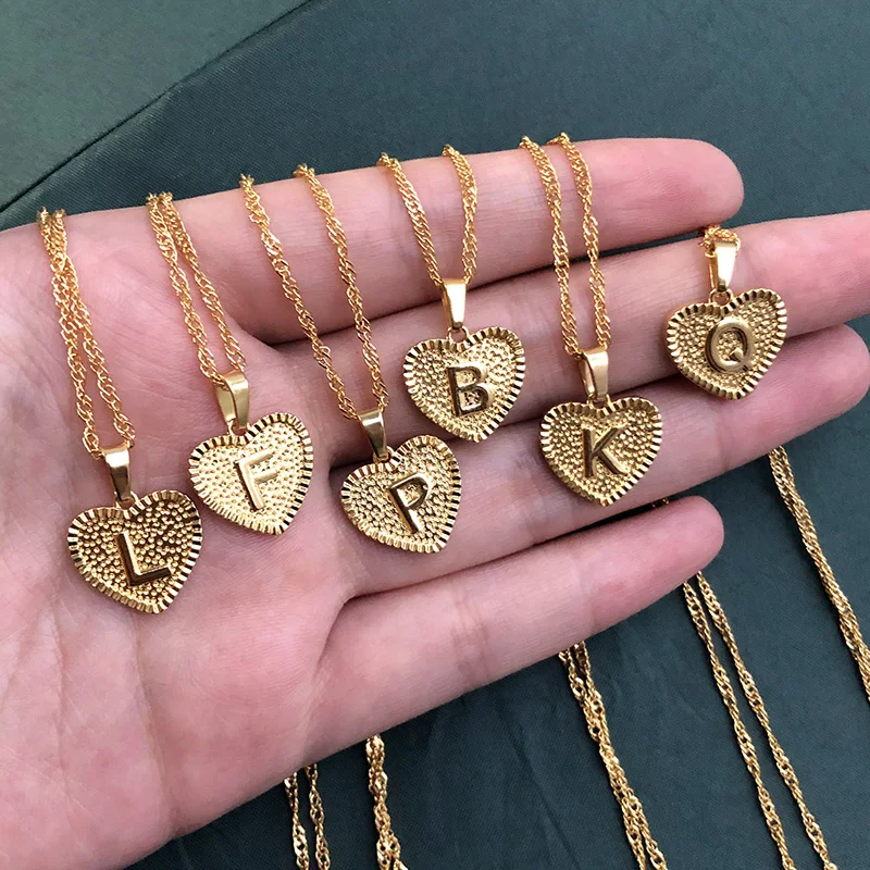 Stainless Steel Round Heart Pendant Necklace Romantic Trendy Heart Charm Jewelry Gift Stainless Steel Round Heart Pendant Necklace Romantic Trendy Heart Charm Jewelry Gift