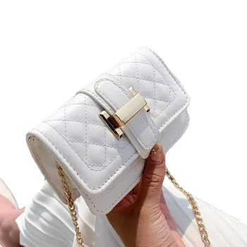 

Mini Lozenge Plaid Women Shoulder Messenger Bag Designer Chain Female Purses and handbags Fashion Shopper Shopping bag Ladies