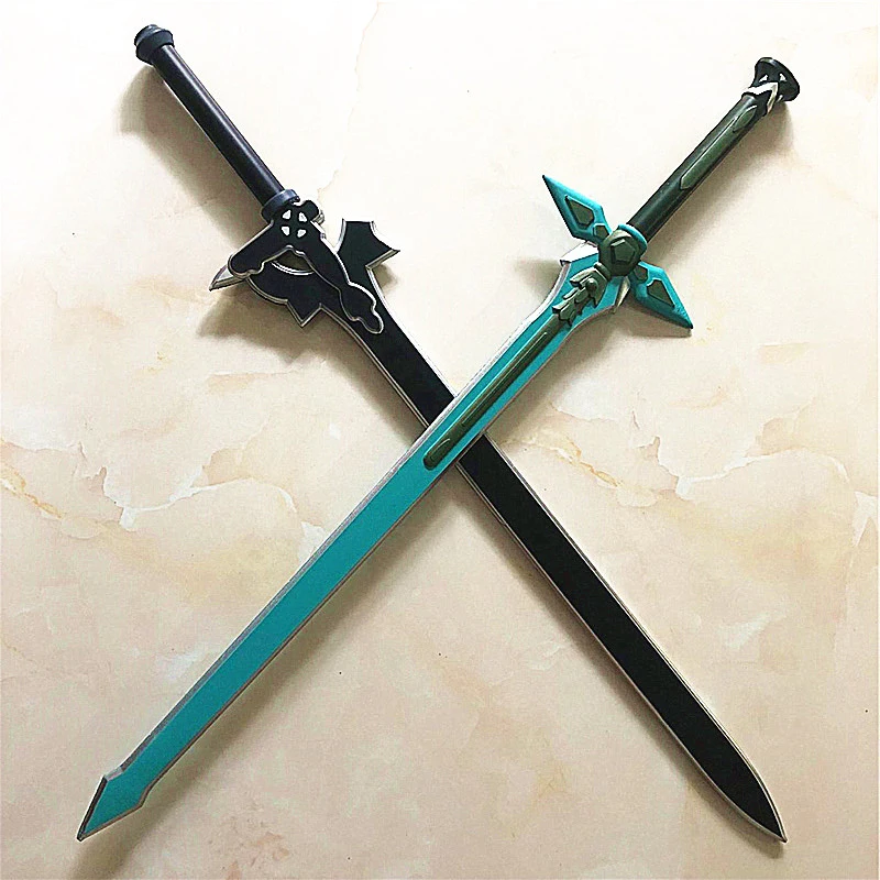 80 см SAO Sword SkySword& SAO Elucidator/Dark Repulser Sword Art онлайн SAO PU пена детская игрушка - Цвет: One set