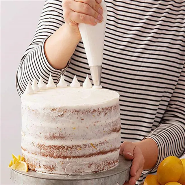 3 db Kerek Jegesedés Csövek Fúvókák Diy Krém Író Sütemény Díszítő Tippek Makaron Sütik Tészta A Sütemények Díszítéséhez - Image 2