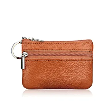 

Trendy free shipping Women Men Faux Leather Coin Card Purse Wallet Clutch Zip Small Change Soft Bag one pieces