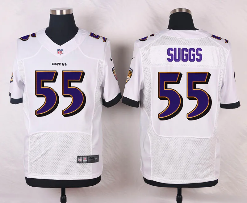 Черный Новое поступление, высокое качество, Stitiched, Baltimore, Joe Flacco, C J Mosley Jersey - Цвет: Черный
